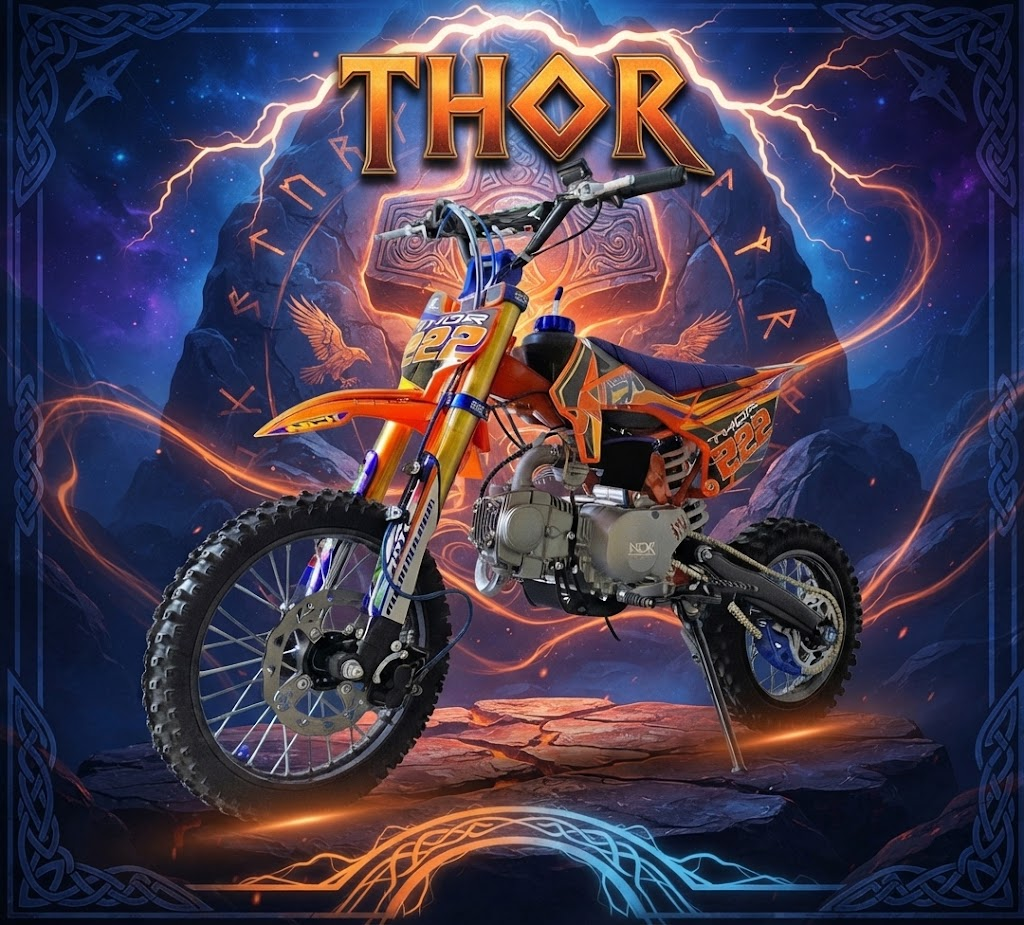 791bf2ba-1ff8-4aff-9bc7-85eea31cf944 PIT BIKE NCX THOR 125CC RUOTE 14/12 - immagine 1