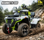 QUAD TARGABILE NCX MAMMOTH T3B 300CC MAXI RUOTE 12