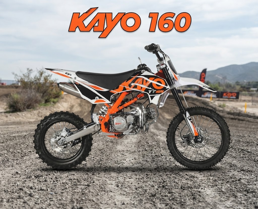 089dec33-b410-4c97-bb01-c68c66bacba7 PIT BIKE KAYO TT 160CC RUOTE 17/14 - immagine 1